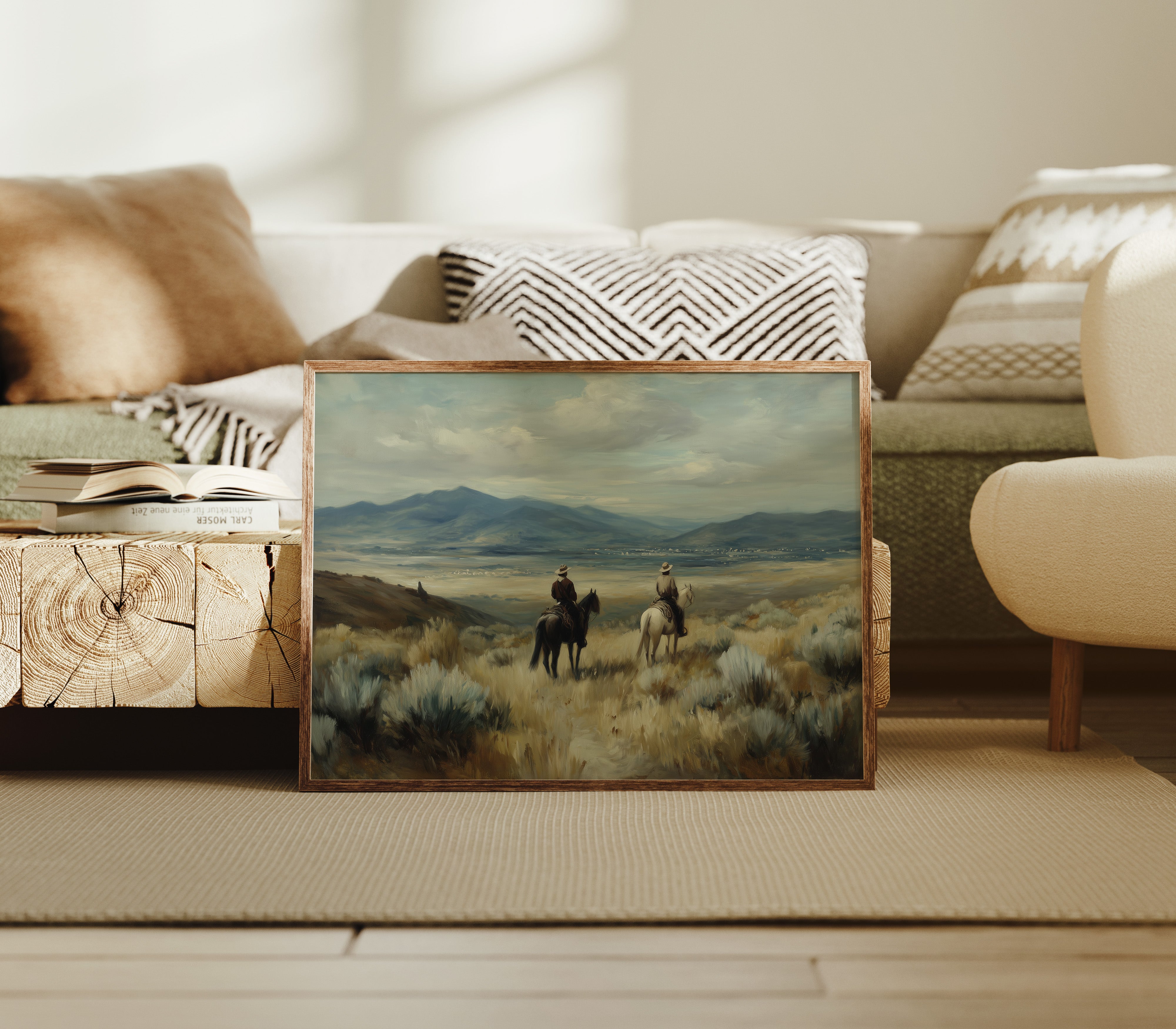 Sagebrush Tales Under Mountain Skies