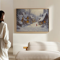 Winter Village Glows With Stories