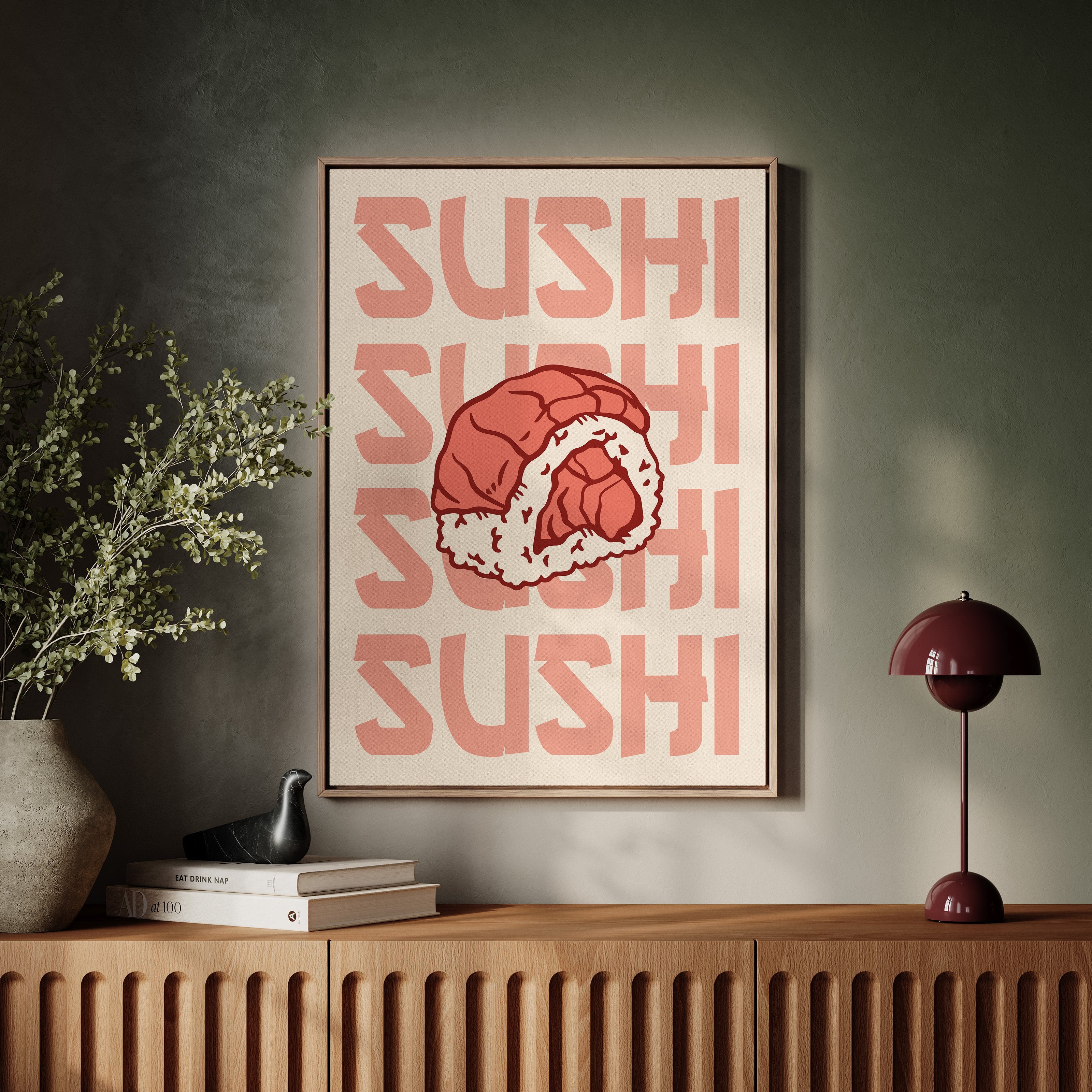 Salmon Dreams Float Through Coral Skies