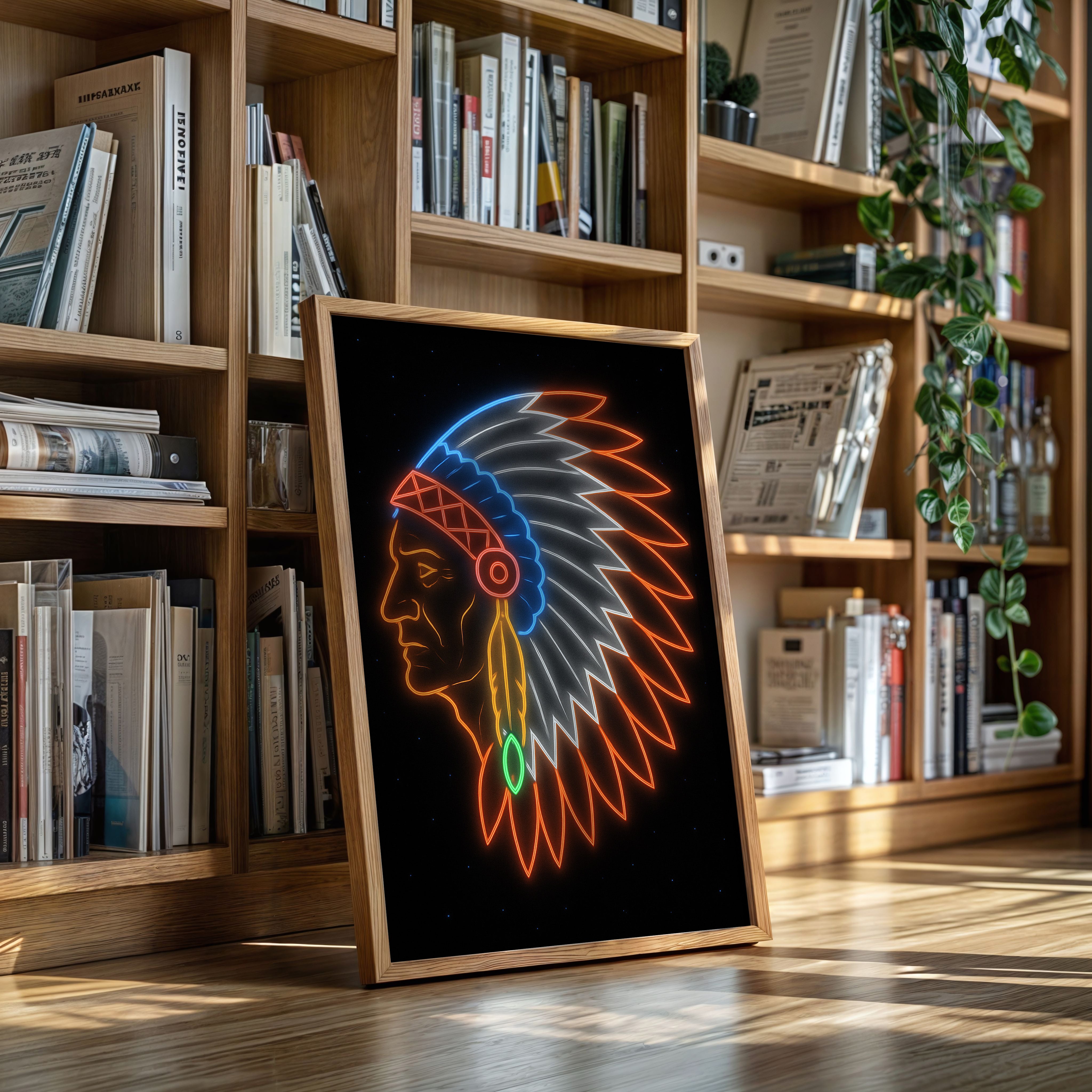 Neon Headdress Tribute