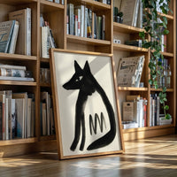 Midnight Fox Speaks Ancient Signs