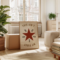 Rodeo Star Western Quote Print