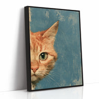Ginger Cat Half Face Study