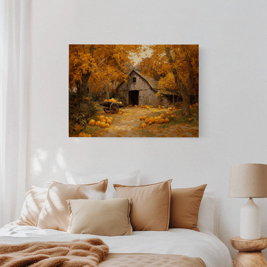 Harvest Gold Beneath Amber Canopy