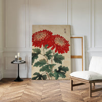 Red Chrysanthemum Elegance