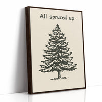 Simple Evergreen In December Light