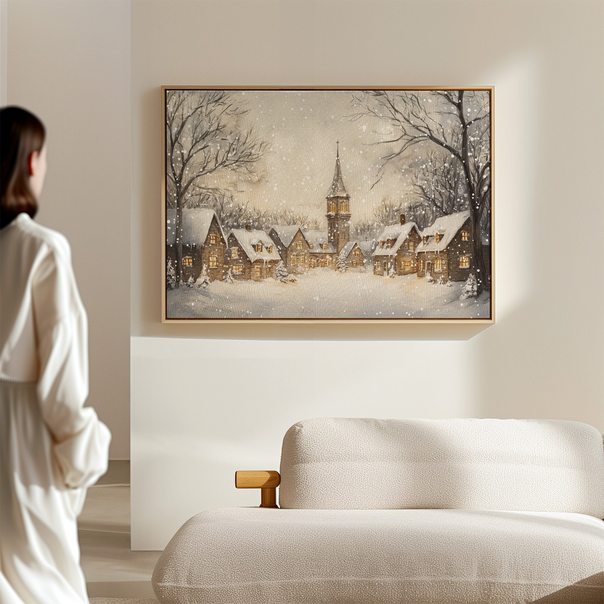 Silent Night Blankets Village Homes