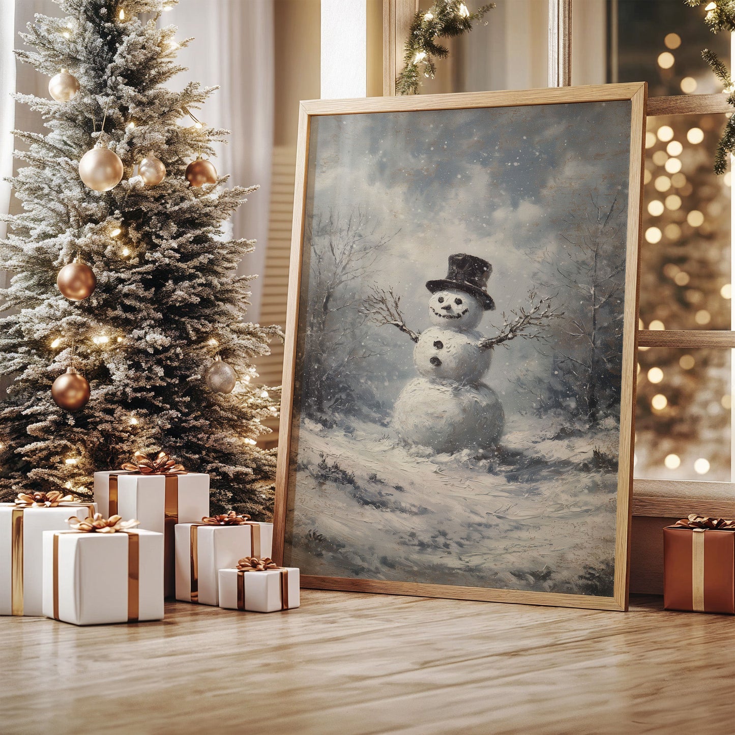 Winter's Tale In Gentle Gray