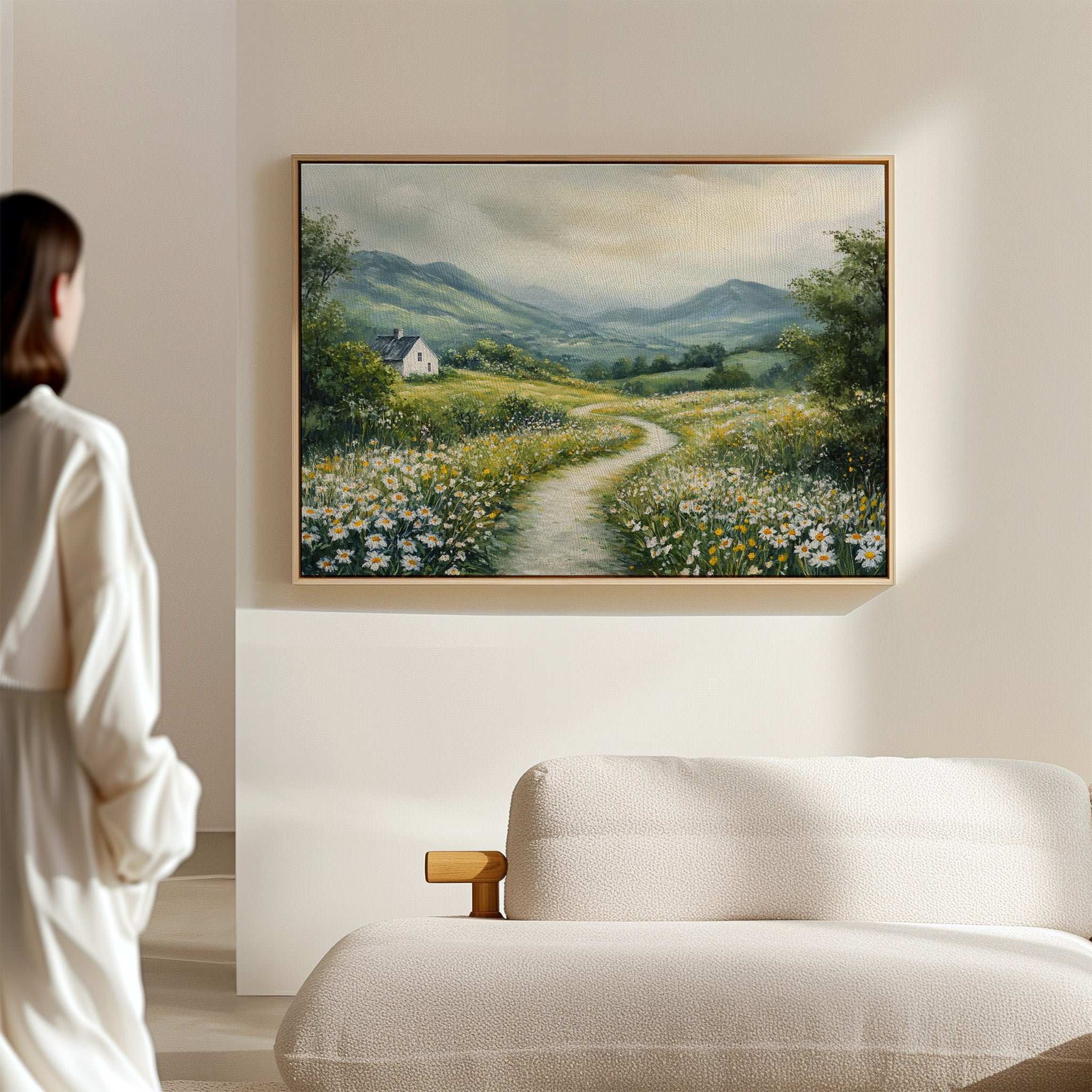 Daisies Guide The Mountain Path Home