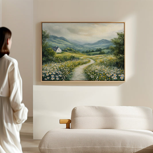 Daisies Guide The Mountain Path Home