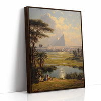Ancient Pyramids Bathe In Golden Light