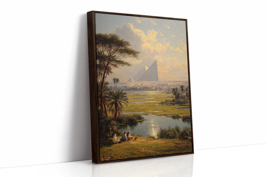 Ancient Pyramids Bathe In Golden Light