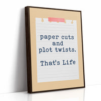 Paper Cuts and Plot Twists