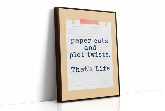 Paper Cuts and Plot Twists