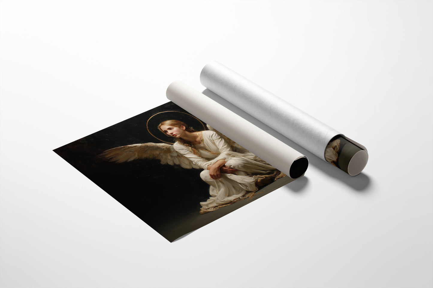 Celestial Light Meets Winter's Grace