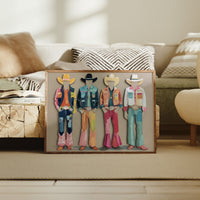 Rhinestone Cowboys Paint Pastel Days
