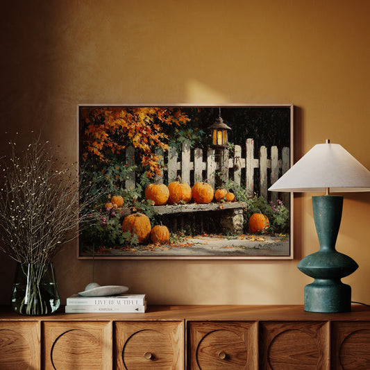 Harvest Glow Beneath Autumn Leaves