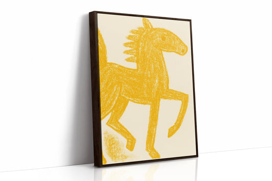 Wild Mustang In Golden Light