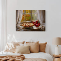 Autumn Pie By Garden Window Light
