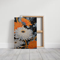 Chrysanthemums Dance Through Midnight Stars