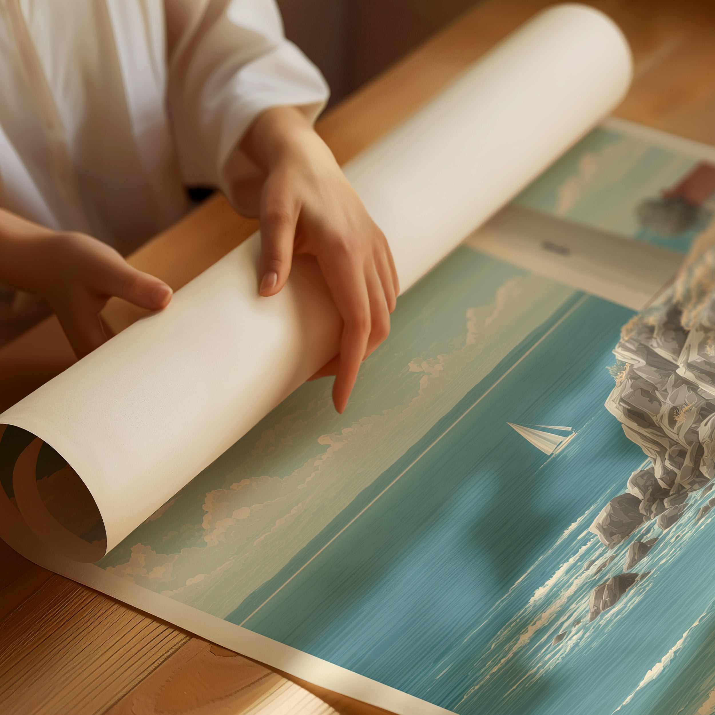 Coastal Beacon Whispers Maritime Tales