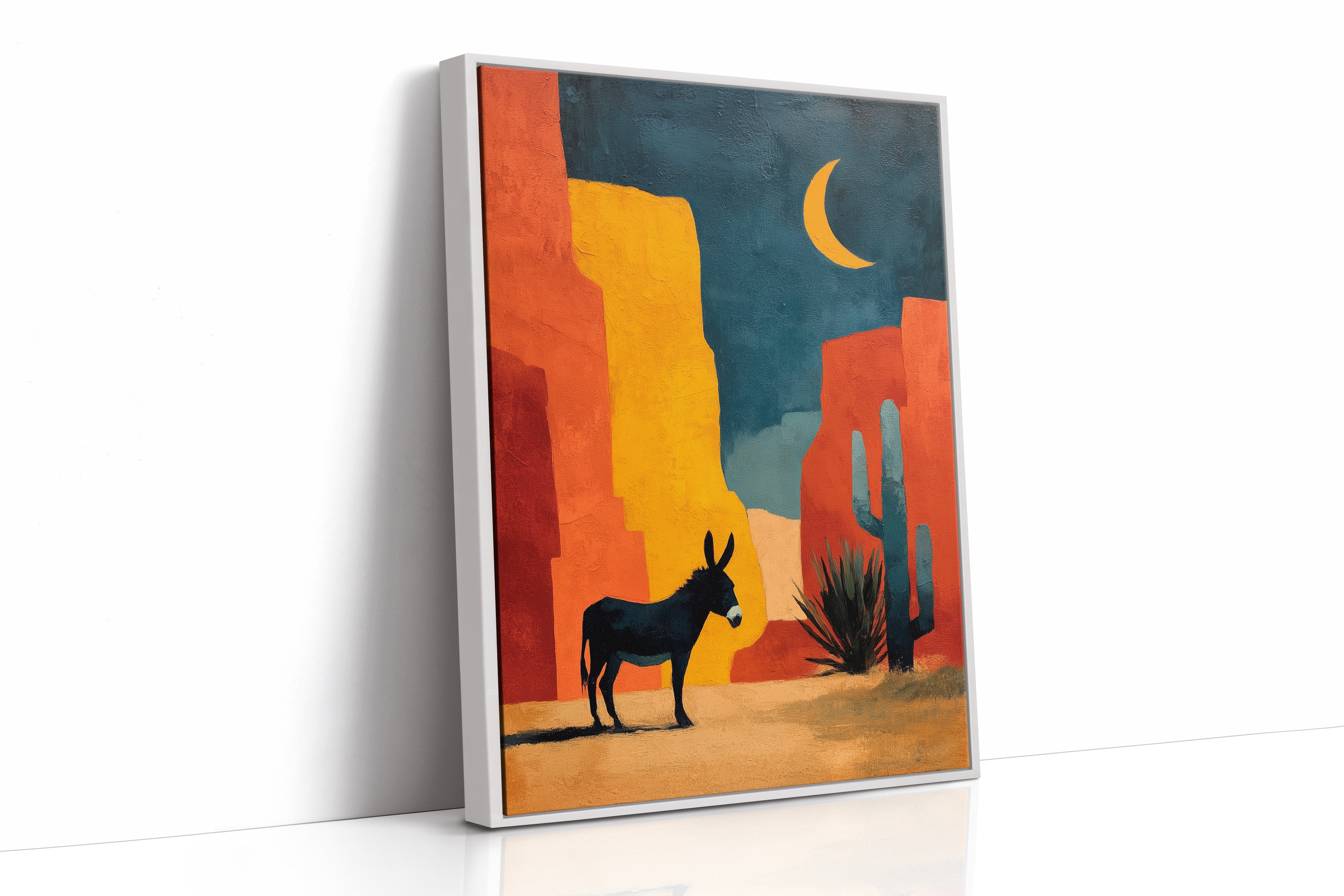 Desert Moon Finds Silent Companions