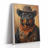Rottweiler Ranger in the Wild West