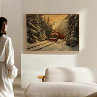 Winter Rails Carry Christmas Dreams Home