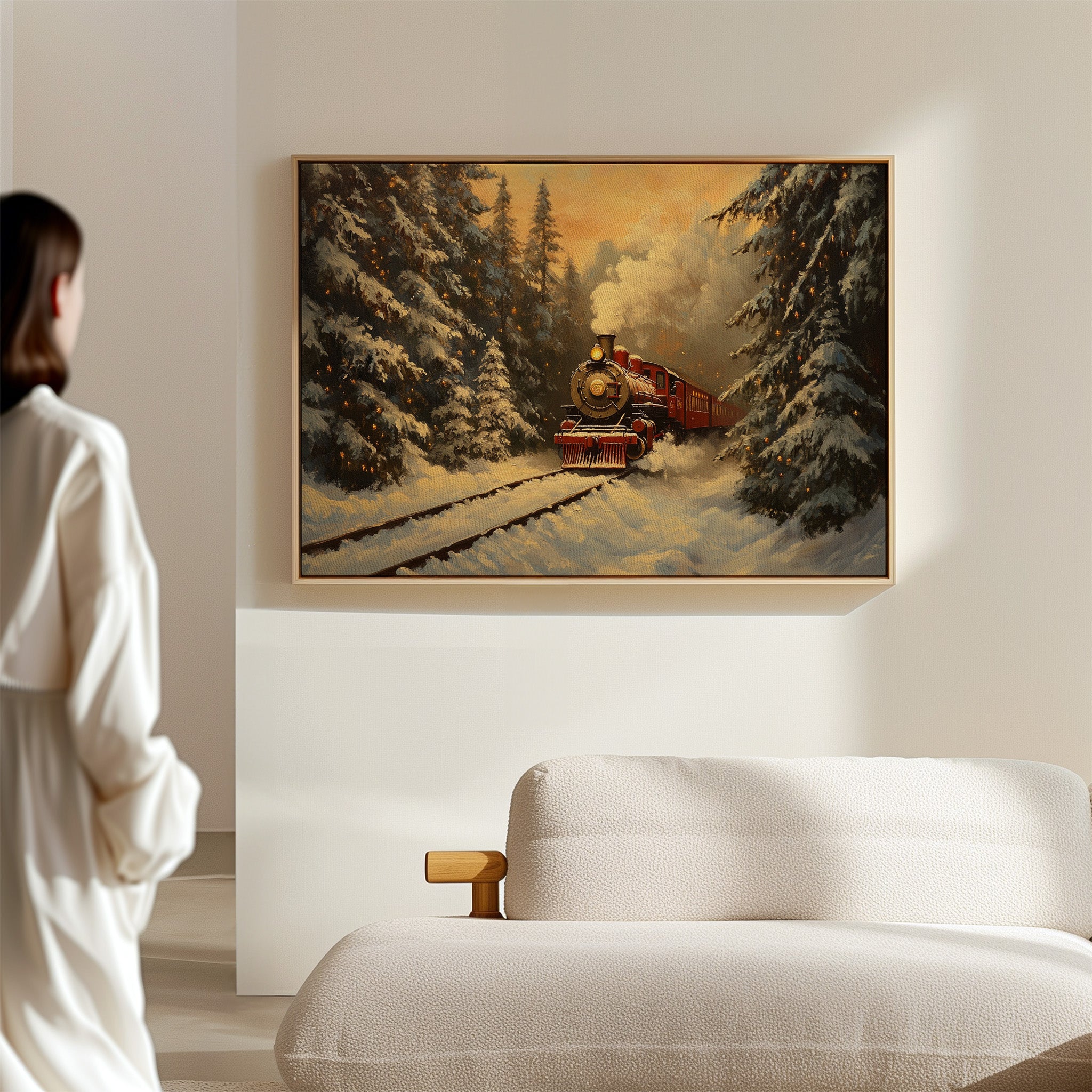 Winter Rails Carry Christmas Dreams Home