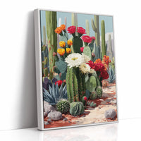 Cactus Blooms Paint Desert Poetry