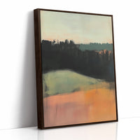 Forest Lines Meet Coral Dawn