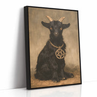 Occult Black Goat Portrait