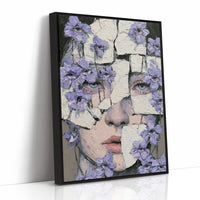 Fractured Face Violet Eyes