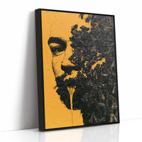 Amber Half Face Decay Art