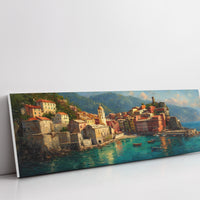 Sunlit Harbor of the Italian Coast