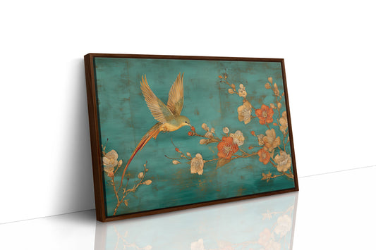 Hummingbird Seeks Morning Plum Blossoms