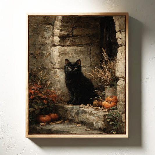 A Watchful Presence Amidst Autumn