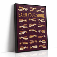 Earn Your Shine: Spurs Sold Separately