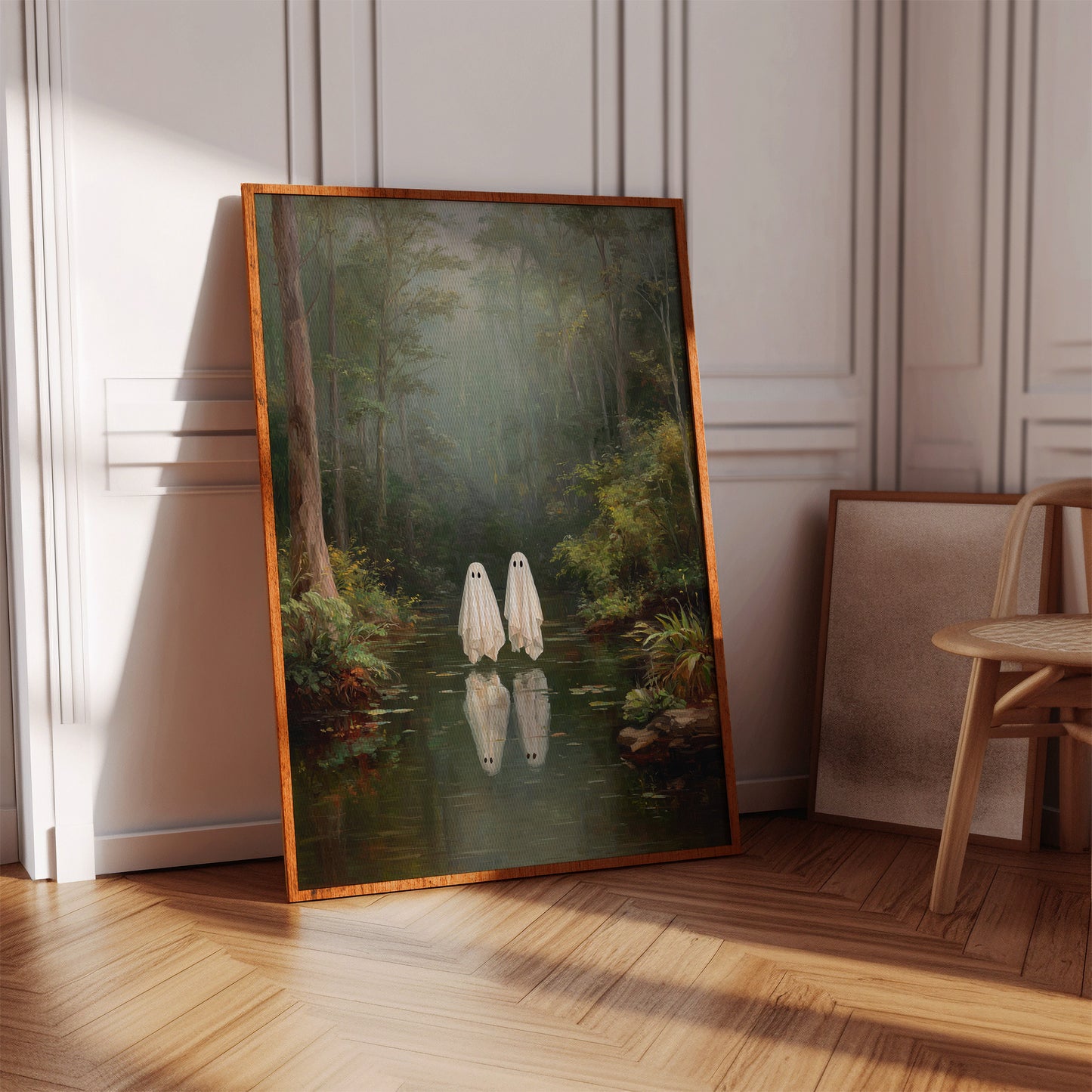 Ethereal Spirits in Misty Waters