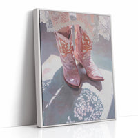 Pink Boots Waltz Through Lace Light