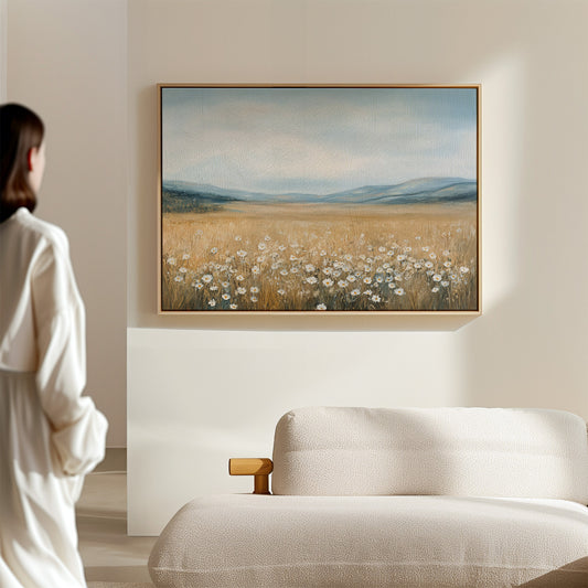 Daisies Dance Through Golden Fields