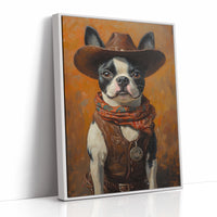 Boston Terrier Cowboy Deputy