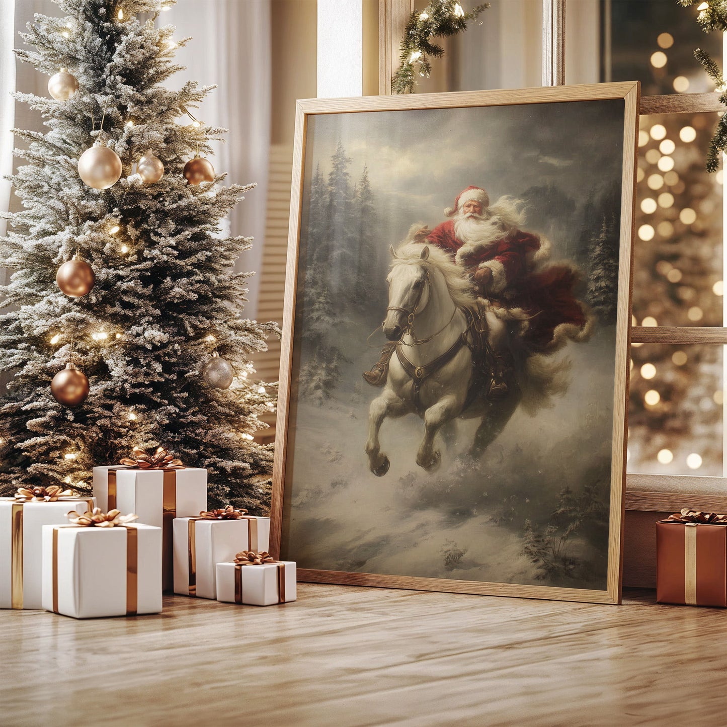 Through Winter Woods On Moonlit Steed