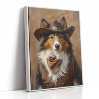 Rough Collie Sheriff of the High Plains