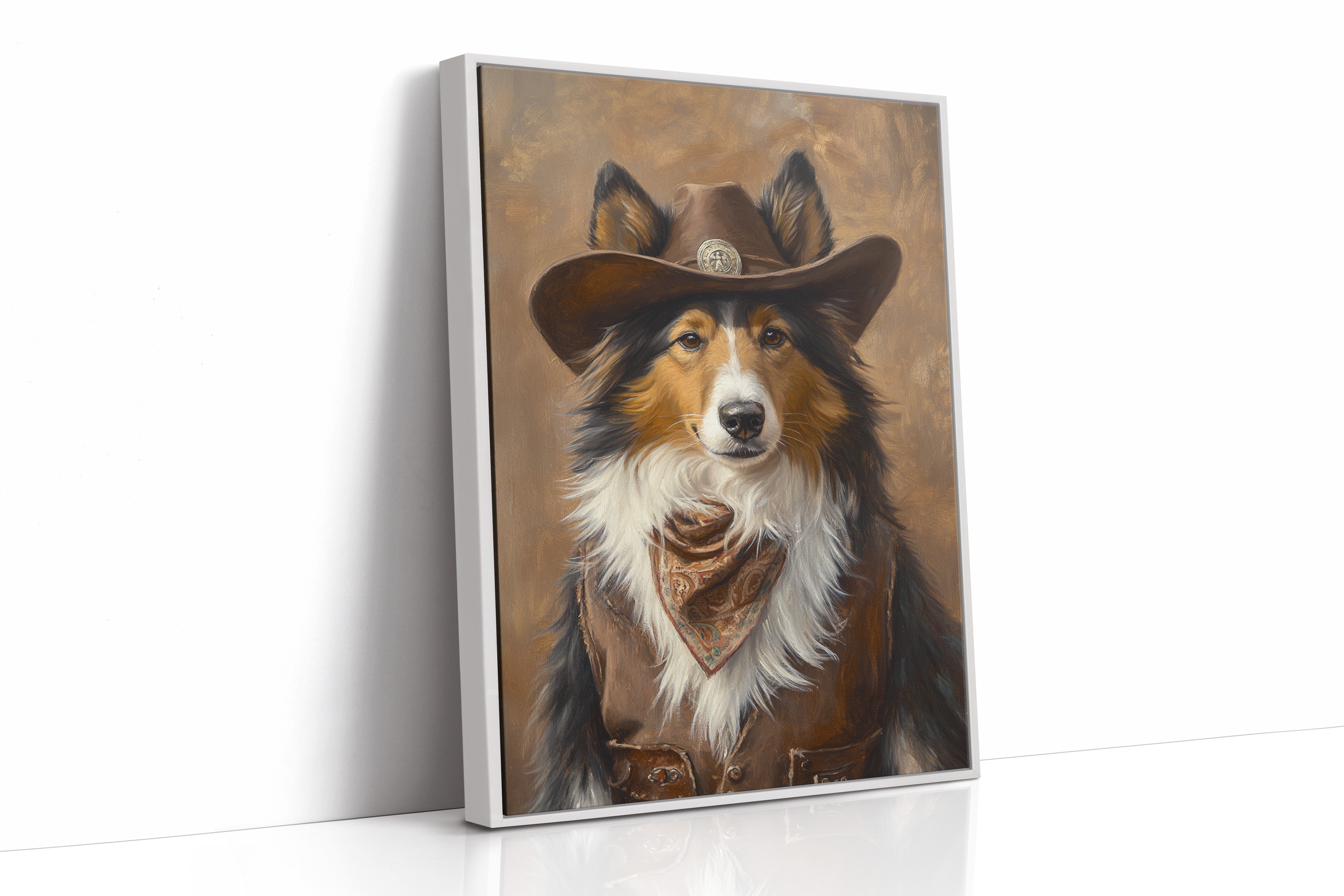 Rough Collie Sheriff of the High Plains