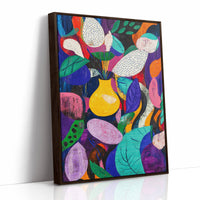 Yellow Vase Dances With Color
