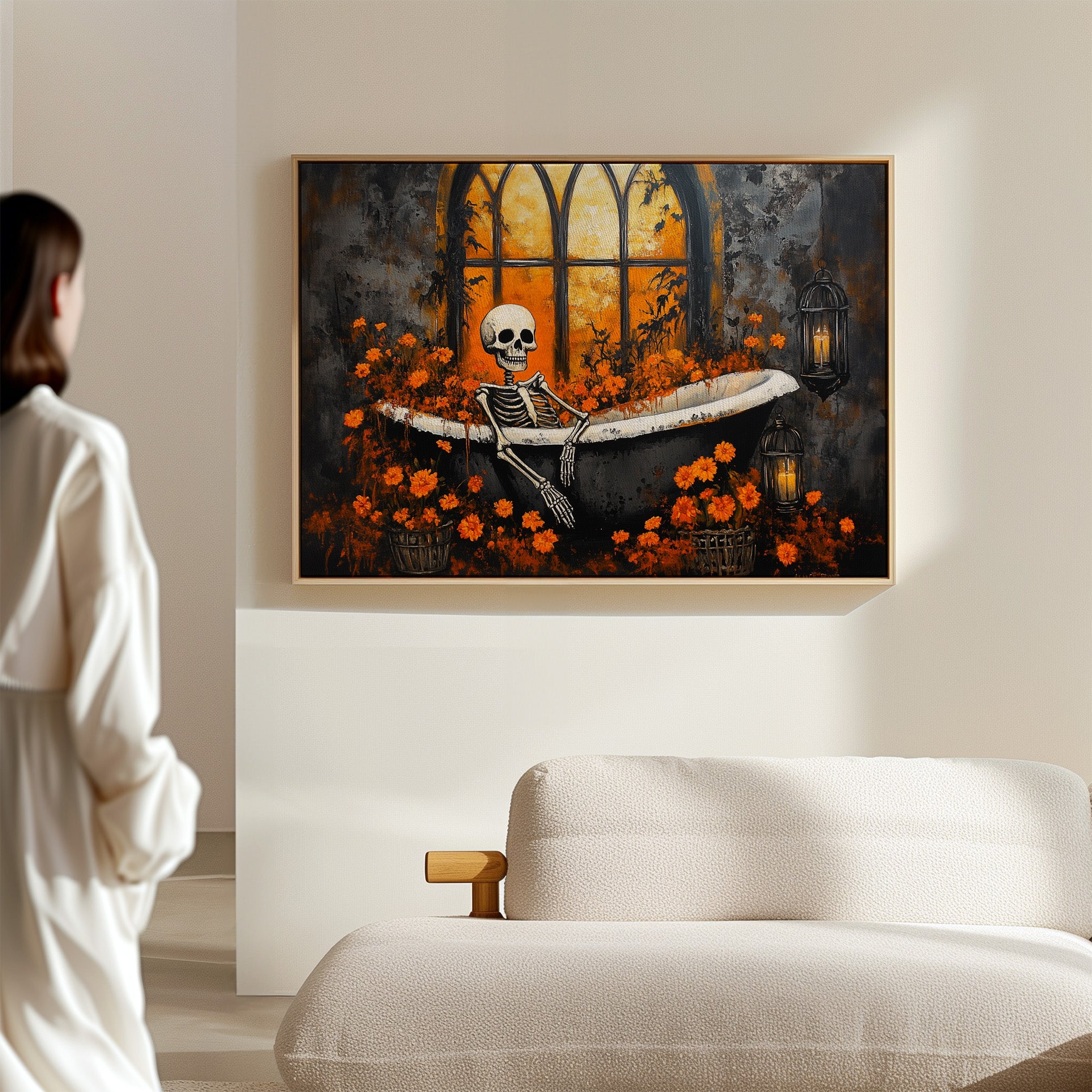 Marigolds Dance At Midnight's Bath
