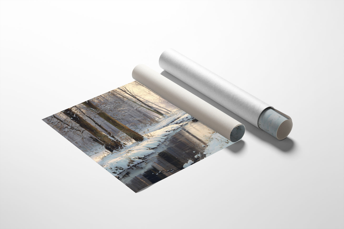 Winter Creek Finds Golden Light