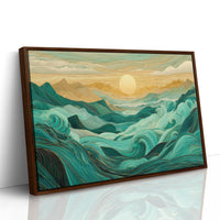 Ocean Mountains Dance At Dawn