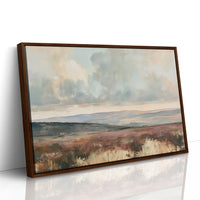 Quiet Moor Under Pale Sky